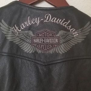 Women's authentic Harley-Davidson leather vest